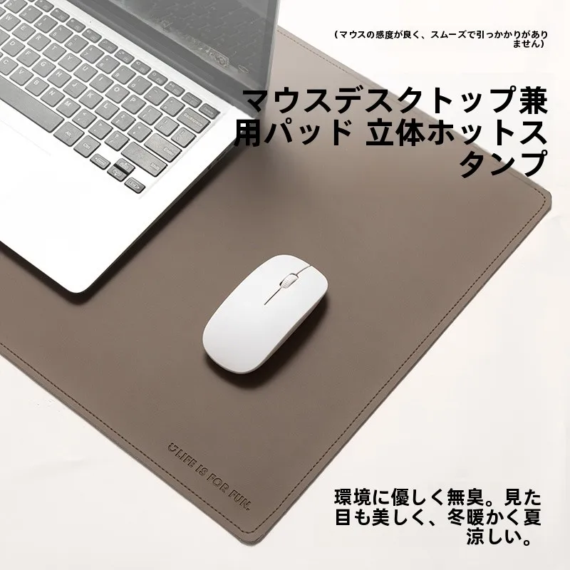 大判デスクマットはオフィスでキーボード操作を快適に
