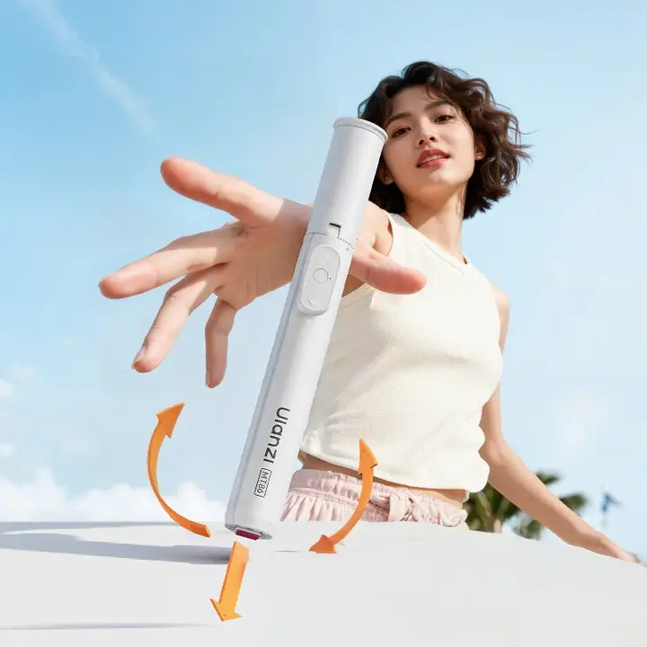スマホ用スタンド【マグネットアタッチメント・自撮り棒機能・三脚対応】