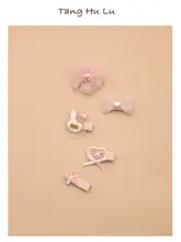 髪を傷めない赤ちゃん用フラワーヘアクリップ【可愛いデザイン・ベビー髪飾り】