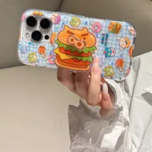 立体ハンバーガーデザインのスマートフォンケース【iPhone・Android対応】