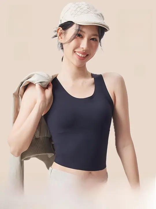 キャットマン ブラック スポーツブラ レディース 通気性 薄手タイプ