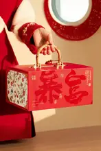 高級手提げボックス【贈り物用・新年・お菓子や焼き菓子用】（セットアップ対応）
