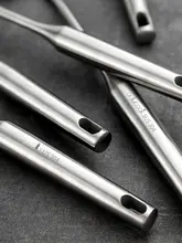 304ステンレス製 フライパン用フラットヘラ【一体成型・家庭用・調理器具】