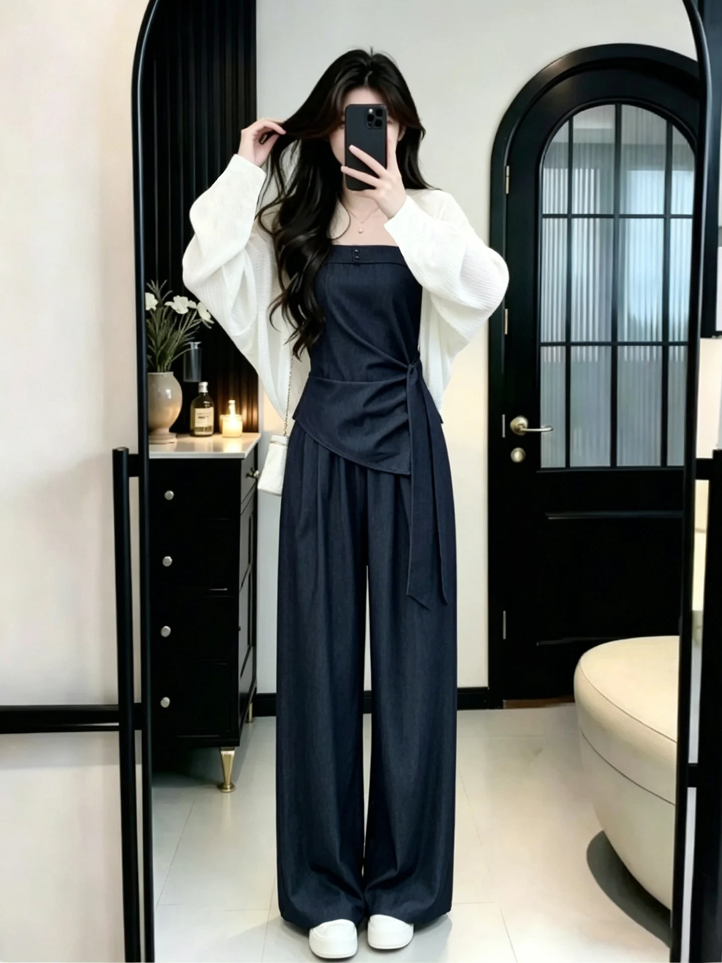 清潔感のある服装 女性：純妤のセットアップが通勤シーンで実現する高級感と軽やかさ