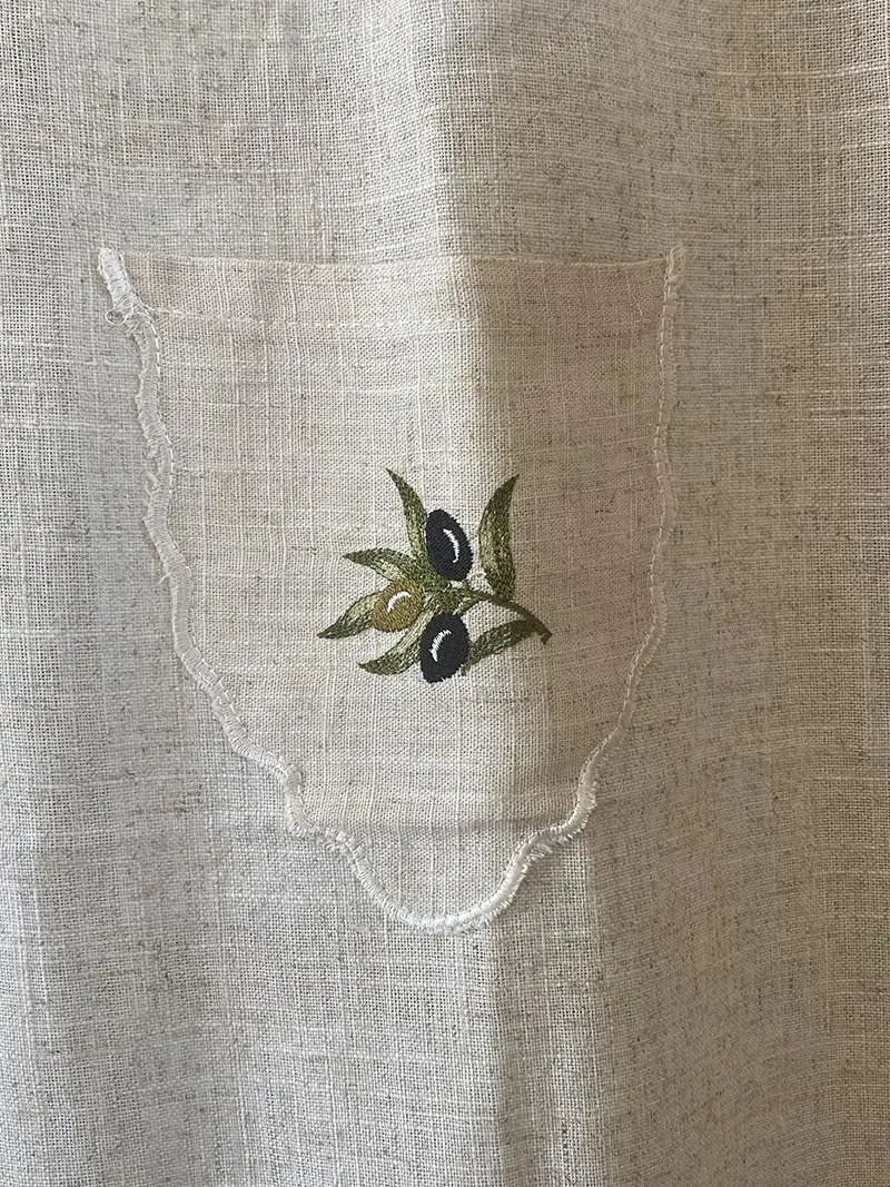 南仏の風景を家に持ってくるには？ギリシャオリーブの枝刺繍リネンカーテンの選び方