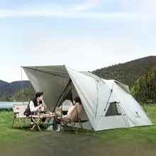 携帯型シルバーコーティング防水防紫外線アウトドアテント【折りたたみ式・ピクニック用】