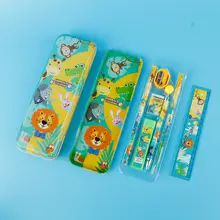 男の子用文房具ケース【シンプルデザイン・カートゥーン・大容量・小学一年生向け】（セットアップ対応）