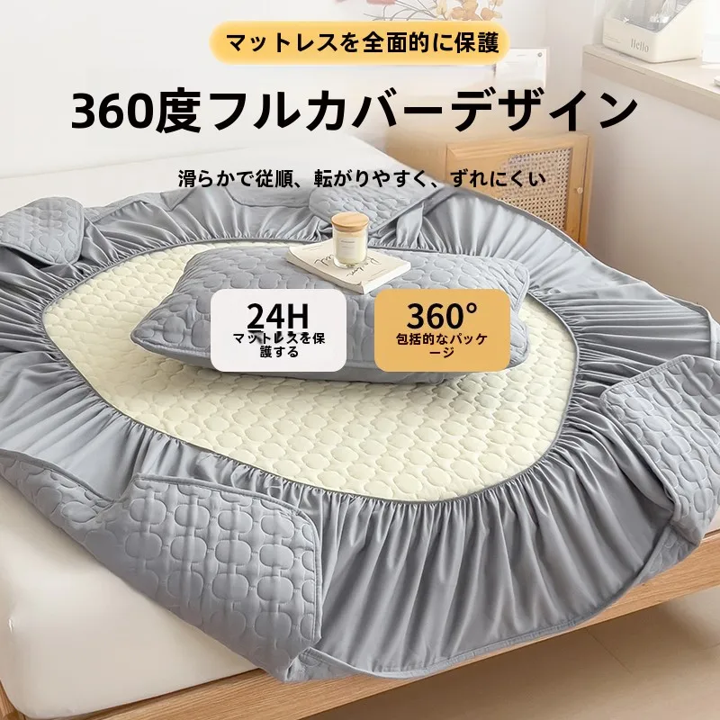 布団滑り止めの効果とは？全周ゴム仕様でマットレスがずれない実証データ