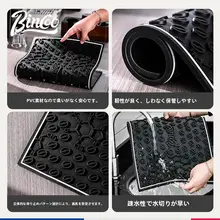 カウンターマット コーヒー 厚手 水切り 滑り止め デスク保護 タンパー収納 「Bincoo」