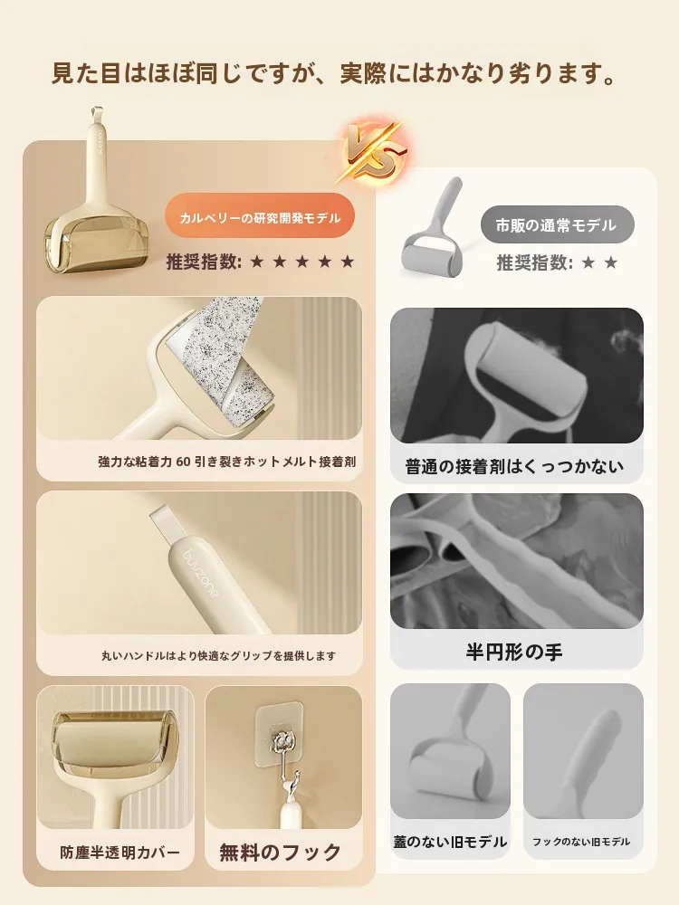 強力な衣服用粘着ローラーX1785：猫の毛や髪の毛を簡単に除去する実用性と使い方