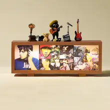 インテリアにぴったりな音楽アルバムデザインの卓上ライト【癒しのナイトライト・ギフトに最適】
