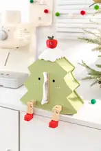 ティッシュケース クリスマス 高級感 おしゃれ クリーム色 収納 デスク 寝室 ベッドサイド 子供部屋