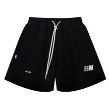 BALLHO メンズ バスケットボール速乾ショートパンツ【夏用・レトロスタイル・膝上】