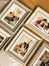 高級感ある木製フォトフレーム【写真プリント＆壁掛け用】