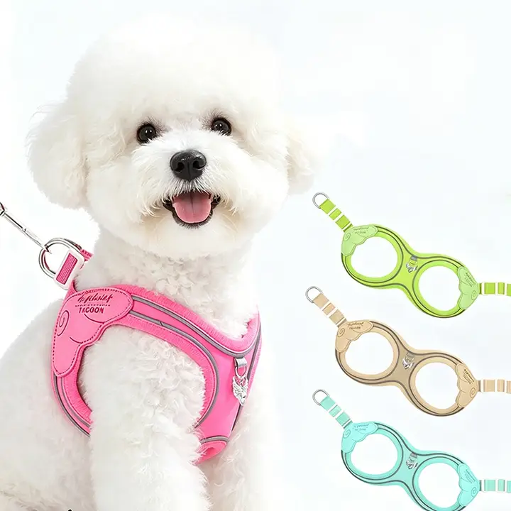 小型犬用 ハーネス リード【チワワ、トイプードル、雪納瑞対応・引っ張り防止】