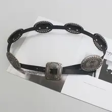 ウエストベルト レディース ワンピース用 コルセット風 メタル 彫刻 丸型メタル アンティークブロンズ ヴィンテージ エスニック おしゃれ