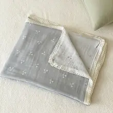 極上の柔らかさ 天然素材の冷感ブランケット【洗濯機洗い対応・旅行用・エアコン用】