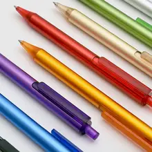 KACO メタルボールペン 0.5mm 黒 アクション式中性ペン芯 PPプラスチック文房具セット【学生用・高級ビジネスギフト】