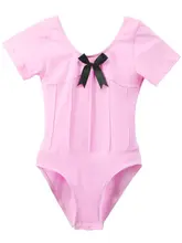 ダンス 服女の子バレエ服夏半袖
