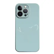 文芸風デザインのブルーiPhoneケース【Apple17・HuaweiNova16・高級感】（セットアップ対応）