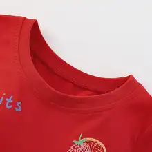 ワンピース キッズ ガールズ 半袖 コットン100% クルーネック 可愛い レッド 夏
