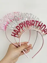 カラフルな輝きの子供用ヘアバンド【誕生日パーティー・フォトプロップス・アニバーサリー飾り】
