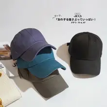 BANA 学生用キャップ【シンプル無地・男女兼用・夏用・ベースボールキャップ】