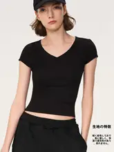 グレー短袖Tシャツ【Vネック・フィット感良好・肌触りの良い素材】