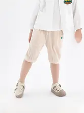七分丈パンツ キッズ ボーイズ カジュアル おしゃれ 夏 「moimoln」
