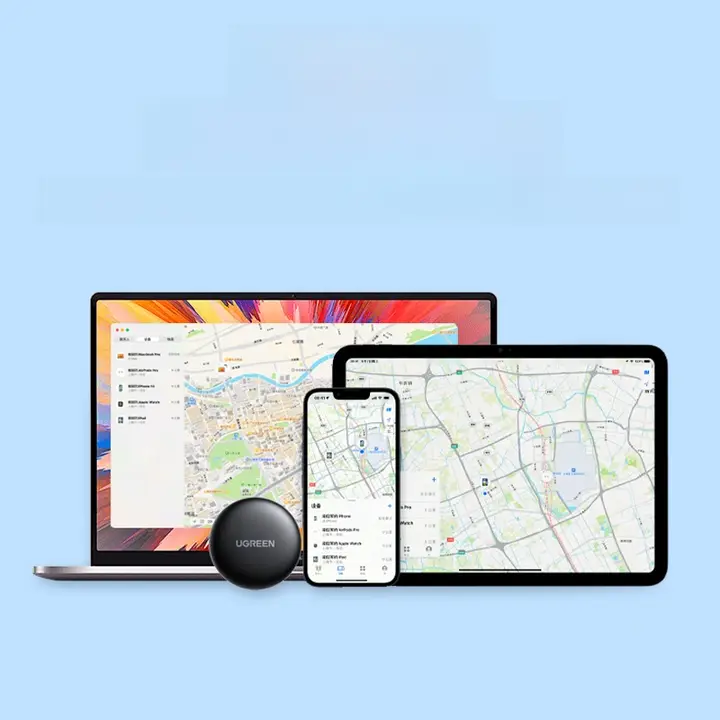 Apple対応 GPSトラッカー【防盗タグ・バッグやカギ、バイク、自転車に最適・コンパクトデザイン】