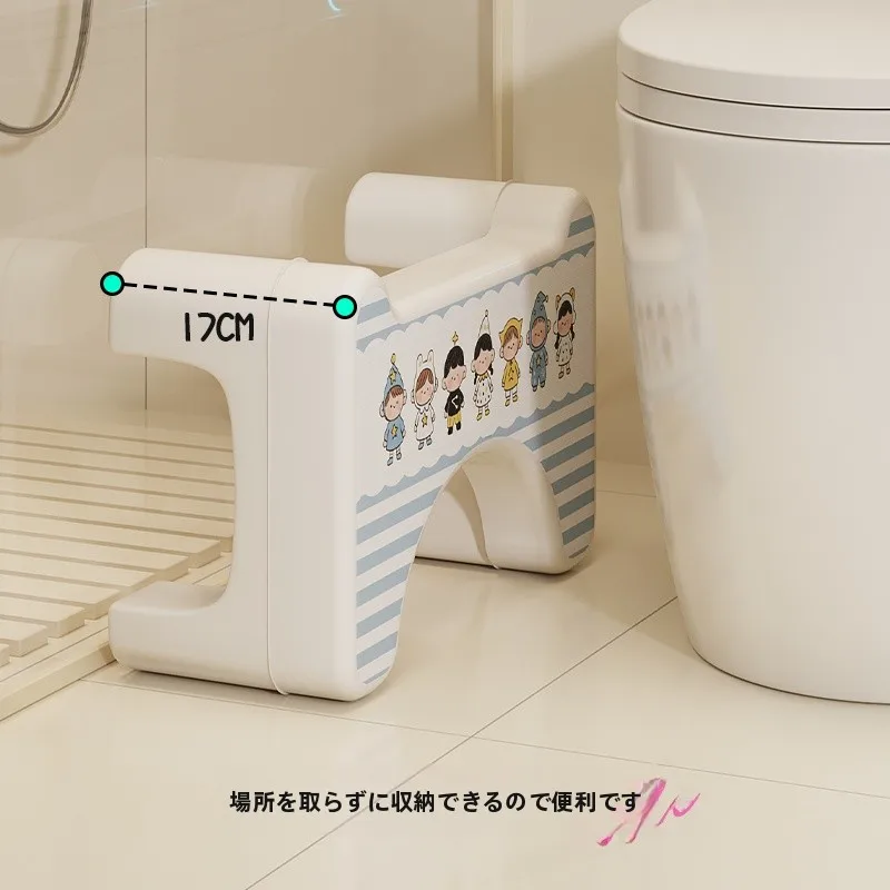 子供用トイレ踏み台 カートゥーンデザイン 丈夫で厚みのある構造の実用性と使い方