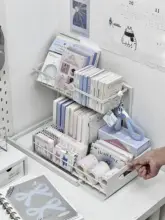 便利な収納！デスク用引き出し式ポップコーン風収納ラック（セットアップ対応）