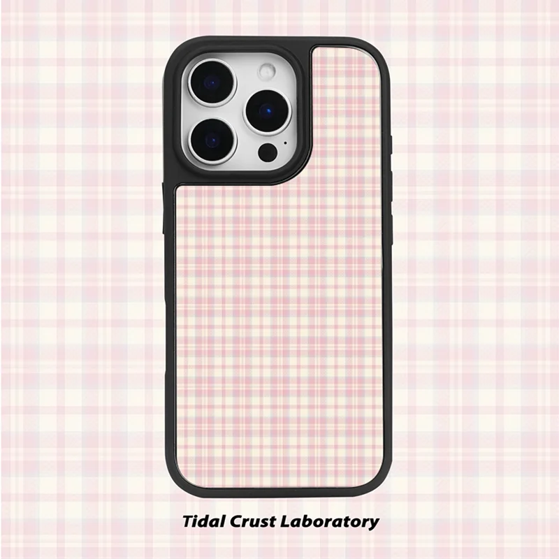 iPhone SE ケース 手帳型 と 他のケースの違いは？格子柄のレトロチェキが通勤にぴったりになる理由