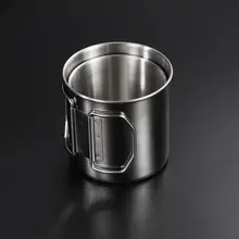 304ステンレス製食品グレード水筒【アウトドア用・折りたたみ式・シングルレイヤー】