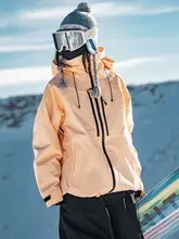 防水・防風のスノージャケット【男女兼用・ゆったりフィット・保温性】