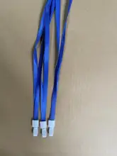 1.0幅1.5センチ一体型クリップ付き名札ホルダー用ストラップ