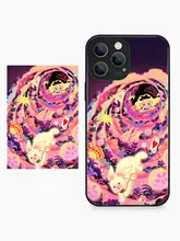 毛毛maomaoオリジナルイラストスマホケース【iPhone 16 Pro Max/15 Pro Max/14 Pro・Huawei P40/P50/P60 Pro・Xiaomi 13・Vivo・Oppo対応】