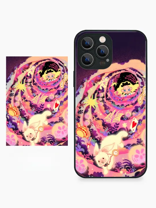 毛毛maomaoオリジナルイラストスマホケース【iPhone 16 Pro Max/15 Pro Max/14 Pro・Huawei P40/P50/P60 Pro・Xiaomi 13・Vivo・Oppo対応】