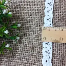 コットンレース装飾テープ【DIY手芸・アートクラフト用・柔らかなデザイン】