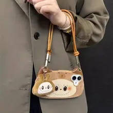 可愛いキャラクターのiPhone用ハンドバッグ風ケース【レトロデザイン・斜め掛け対応・保護機能あり】