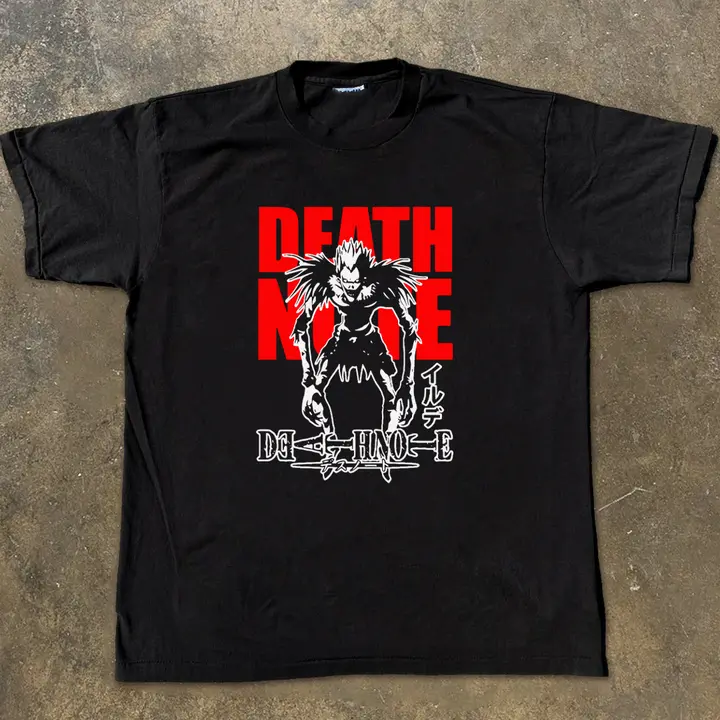 DEATH NOTE アニメ Tシャツ【夏用・コットン・ショートスリーブ】