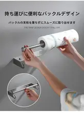 304ステンレス製ペーパータオルホルダー【穴あけ不要・キッチン・バスルーム用】