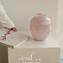 フレンチスタイル高級造花 パロットチューリップ【テーブル装飾用・花瓶付き】
