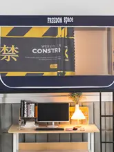 厚手の遮光学生用カーテン【一体型・プライバシー保護・二段ベッド対応】（セットアップ対応）