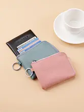 本革製ミニ財布【小型・コンパクト・女性用・ファスナー付き】
