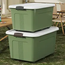アウトドア収納ボックス【多機能プラスチック・車用トランク整理】