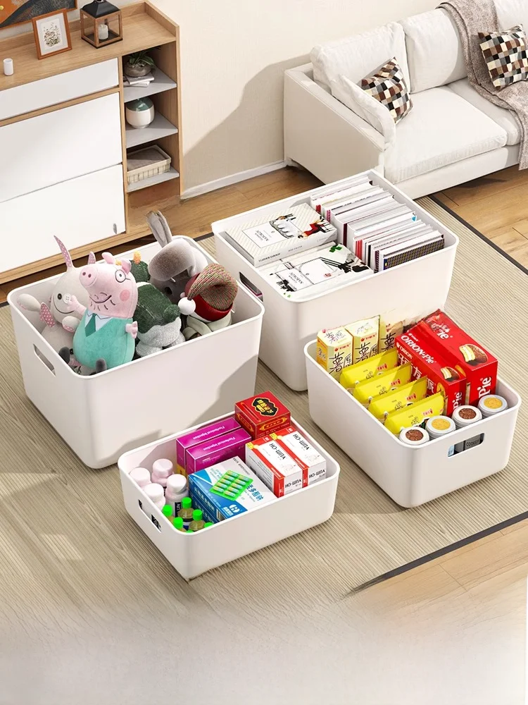 キッチンをスッキリ整理！収納グッズおすすめ　白の厚手カバー付きボックス完全ガイド