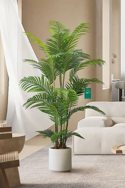 高級インテリア用 フェイク植物 散尾葵【室内装飾・熱帯植物・大型】
