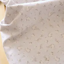 薄紫の小花柄コットンDIY人形服用生地【全棉・スカート・ドレス用】