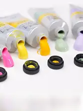 ウィンザー＆ニュートン アクリル絵具セット【マット仕上げ・60/250ML・防水・色持ち良好・アート・DIY用】